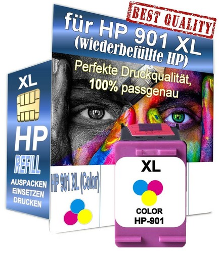 Druckerpatrone für 901 - hp,